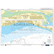 Nautical chart 5605_4 Worthing to Newhaven on the Sussex coast with 2 panels