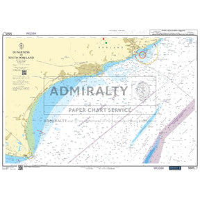 Nautical chart 5605_7 Dungeness to South Foreland on the Kent coast