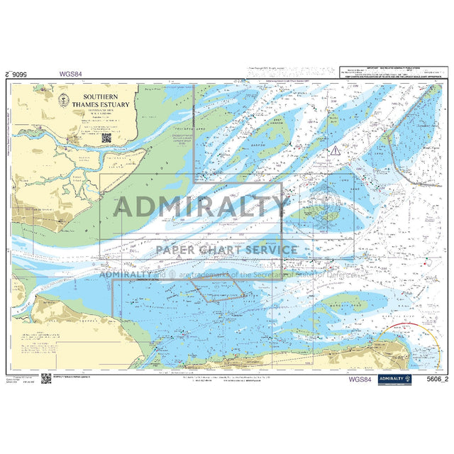 Nautical chart 5606_2 Southern Thames Estuary in the Thames Estuary