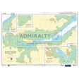 Nautical chart 5607_11 River Blackwater on the Essex coast with 4 panels