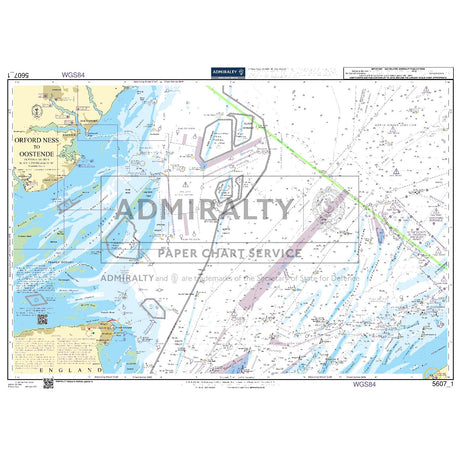 Nautical chart 5607_1 Orford Ness to Oostende