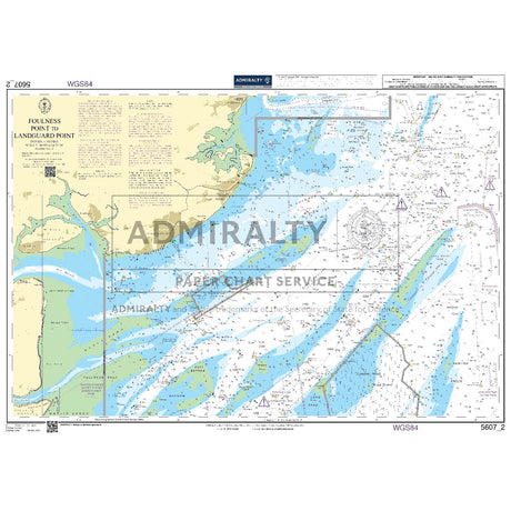 Nautical chart 5607_2 Foulness Point to Landguard Point
