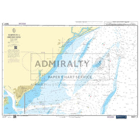 Nautical chart 5607_5 Harwich to Orford Ness on the Suffolk coast