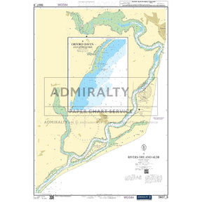Nautical chart 5607_8 Rivers Ore and Alde on the Suffolk coast with 2 panels