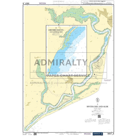 Nautical chart 5607_8 Rivers Ore and Alde