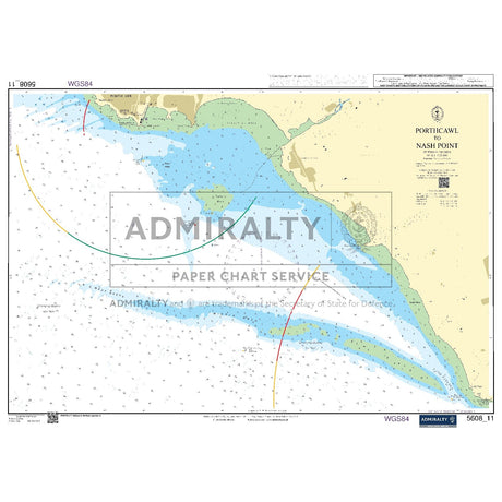 Nautical chart 5608_11 Porthcawl to Nash Point on the Welsh coast