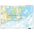 Nautical chart 5608_17 Approaches to Barry and Cardiff on the Welsh coast with 2 panels