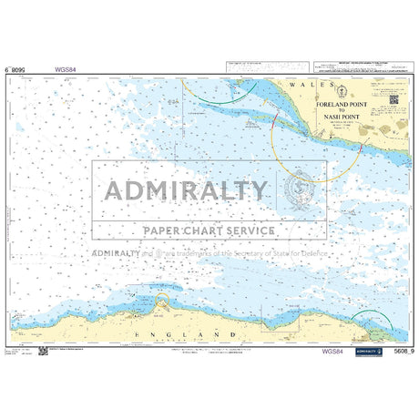 Nautical chart 5608_9 Foreland Point to Nash Point