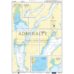 Nautical chart 5610_10 Loch Fyne in the Firth of Clyde with 6 panels