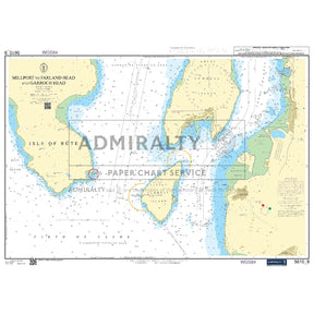 Nautical chart 5610_9 Millport to Farland Head and Garroch Head in the Firth of Clyde
