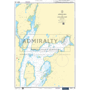 Nautical chart 5611_16 Approaches to Loch Melfort on the west coast of Scotland