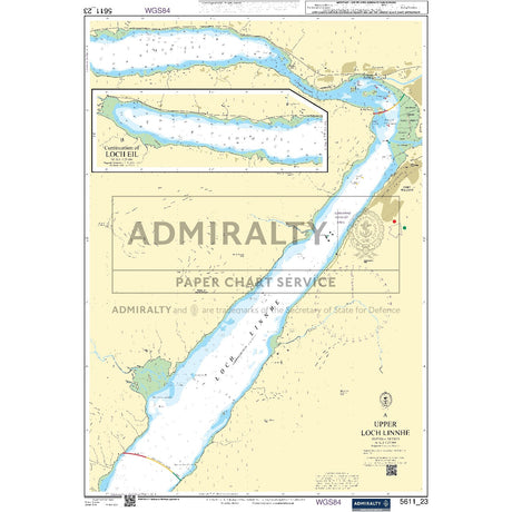 Nautical chart 5611_23 Upper Loch Linnhe