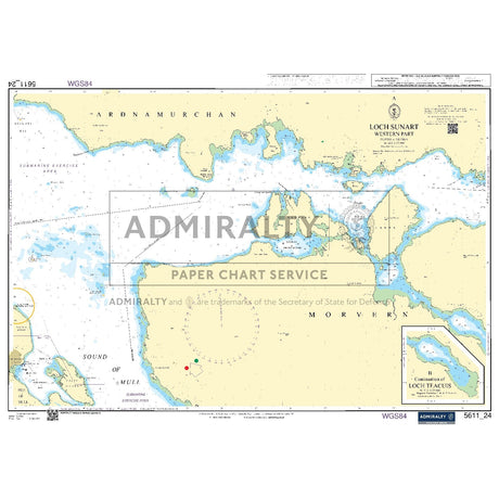 Nautical chart 5611_24 Loch Sunart (Western Part)