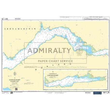 Nautical chart 5611_25 Loch Sunart (Eastern Part)
