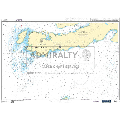 Nautical chart 5611_8 Colonsay to Ross of Mull
