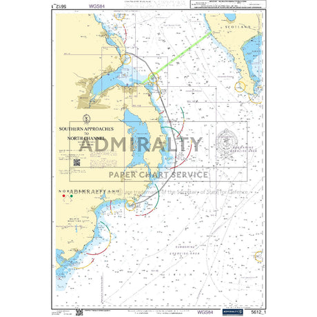 Nautical chart 5612_1 Southern Approaches to North Channel