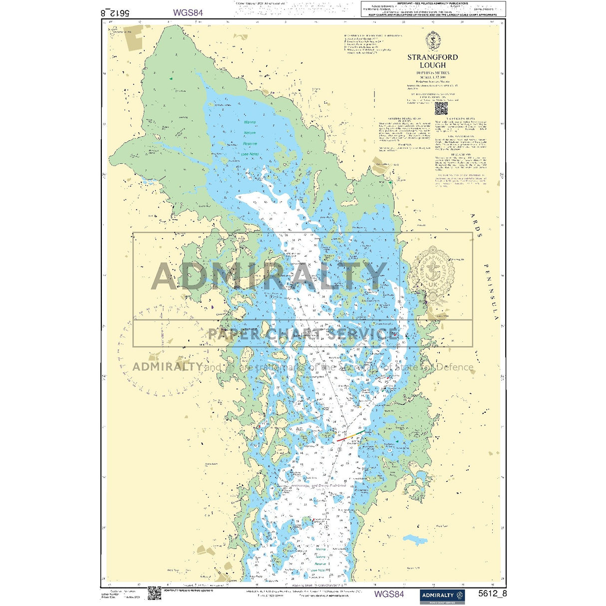Nautical chart 5612_8 Strangford Lough