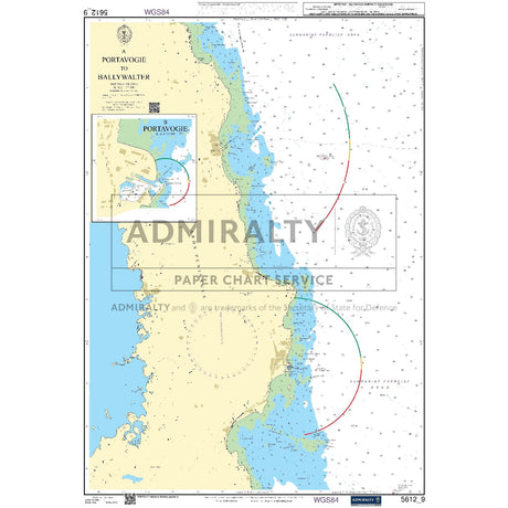 Nautical chart 5612_9 Portavogie to Ballywalter on the Northern Ireland coast with 2 panels