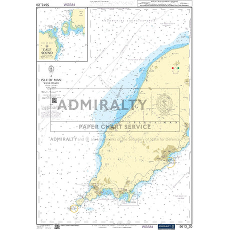 Nautical chart 5613_20 Isle of Man - West Coast with 2 panels