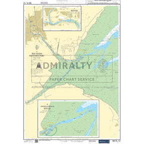 Nautical chart 5614_12 The Wash - Western Part with 3 panels