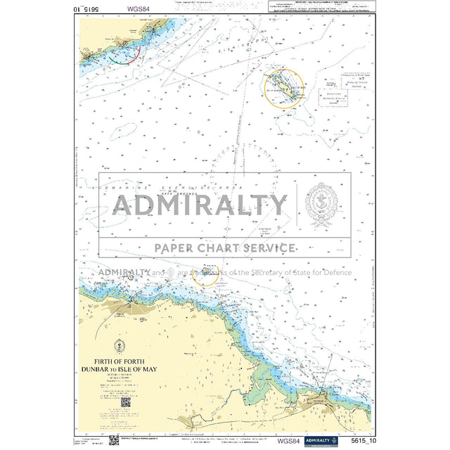 Nautical chart 5615_10 Firth of Forth - Dunbar to Isle of May in the Firth of Forth