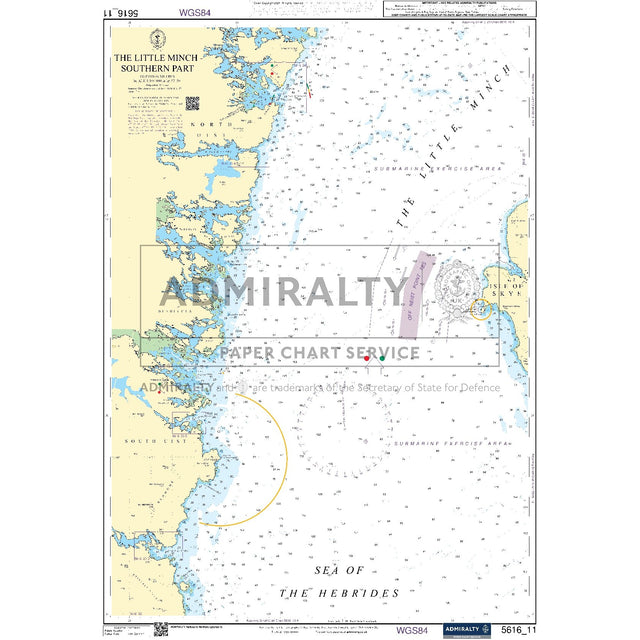 Nautical chart 5616_11 The Little Minch - Southern Part in the Little Minch