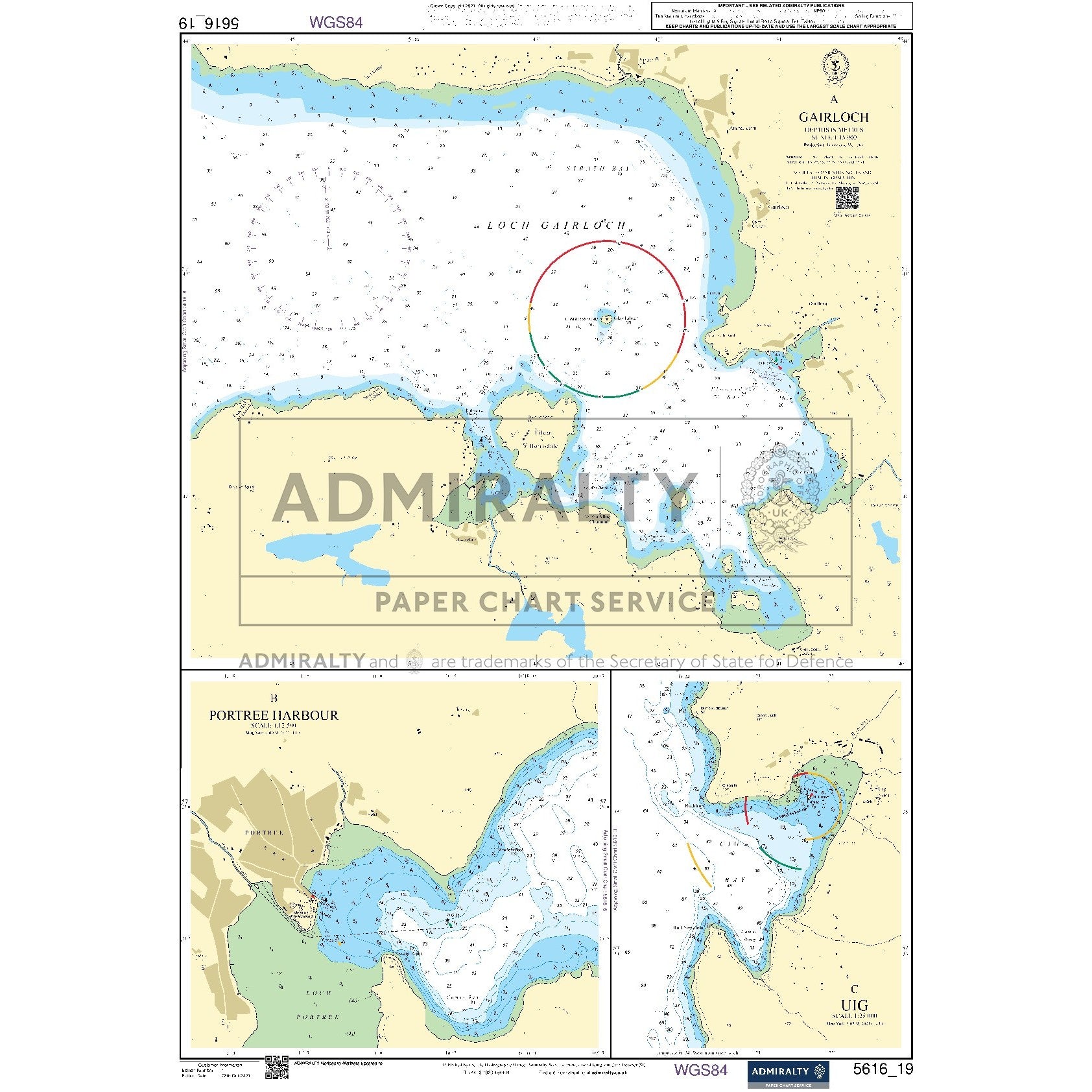 Nautical chart 5616_19 Gairloch