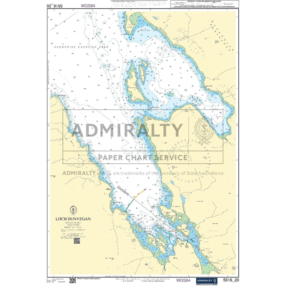Nautical chart 5616_20 Loch Dunvegan