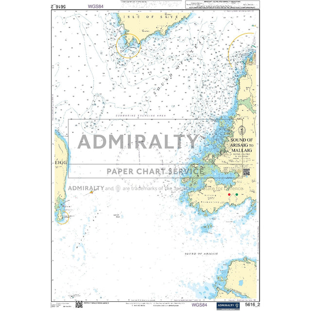 Nautical chart 5616_2 Sound of Arisaig to Mallaig on the west Highland coast