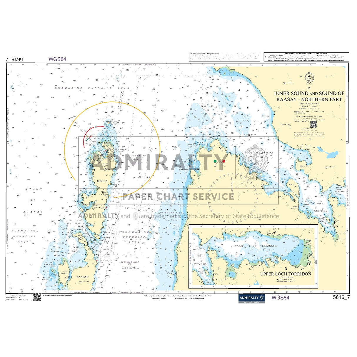 Nautical chart 5616_7 Inner Sound and Sound of Raasay (Northern Part)