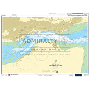 Nautical chart 5617_14 River Tay - Tayport to Dundee