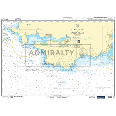 Nautical chart 5620_10 Skomer Island to Caldey Island