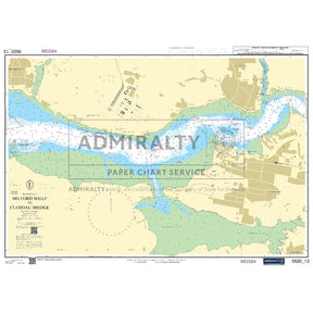 Nautical chart 5620_13 Milford Haven - Milford Shelf to Cleddau Bridge