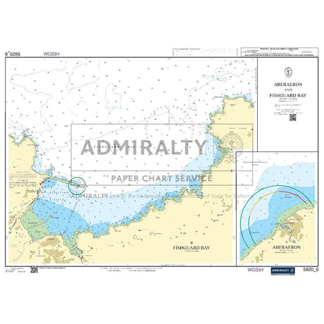 Nautical chart 5620_6 Aberaeron and Fishguard Bay