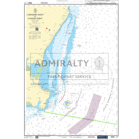 Nautical chart 5621_11 Carnsore Point to Cahore Point