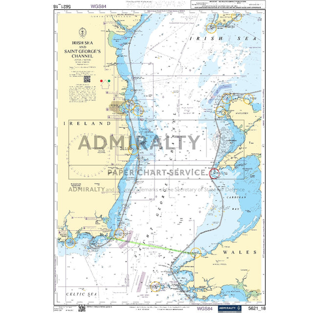 Nautical chart 5621_18 Irish Sea and Saint George's Channel