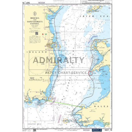 Nautical chart 5621_18 Irish Sea & Saint Georges Channel