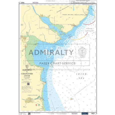 Nautical chart 5621_3 Drogheda to Carlingford Lough