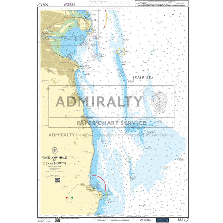 Nautical chart 5621_7 Wicklow Head to Ben of Howth