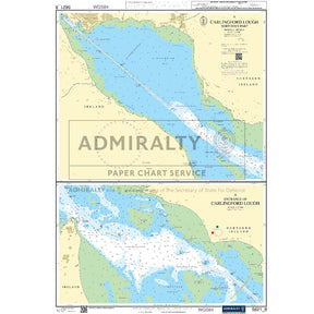 Nautical chart 5621_8 Carlingford Lough - Northern Part with 2 panels