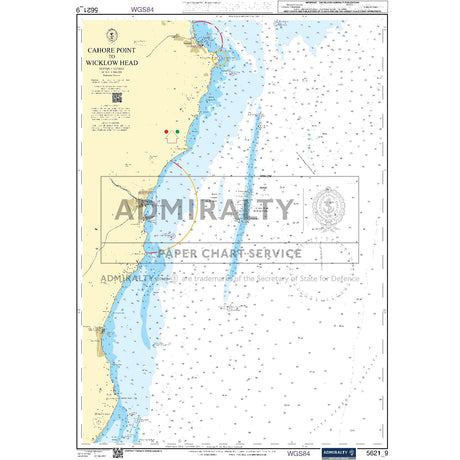 Nautical chart 5621_9 Cahore Point to Wicklow Head