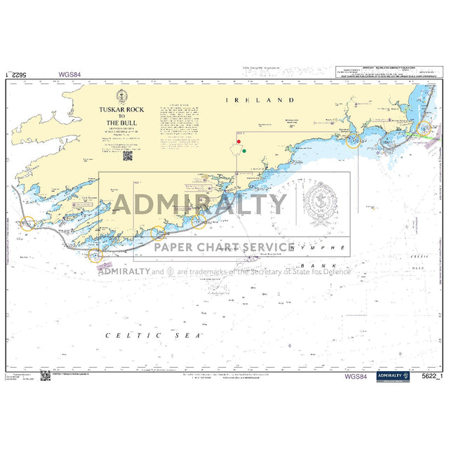 Nautical chart 5622_1 Tuskar Rock to The Bull