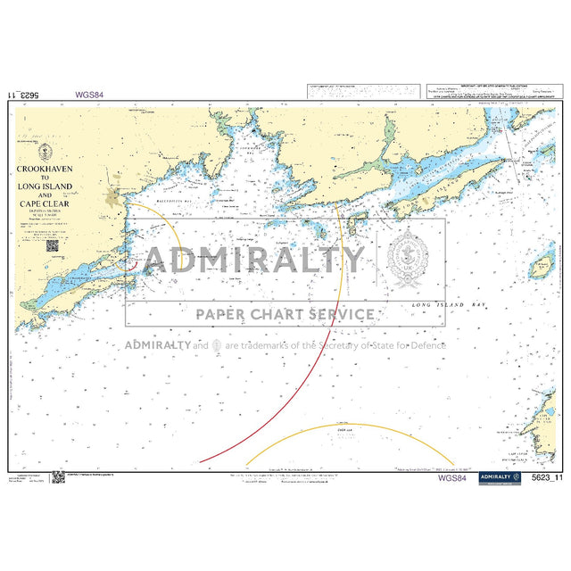 Nautical chart 5623_11 Crookhaven to Long Island and Cape Clear on the south west coast of Ireland