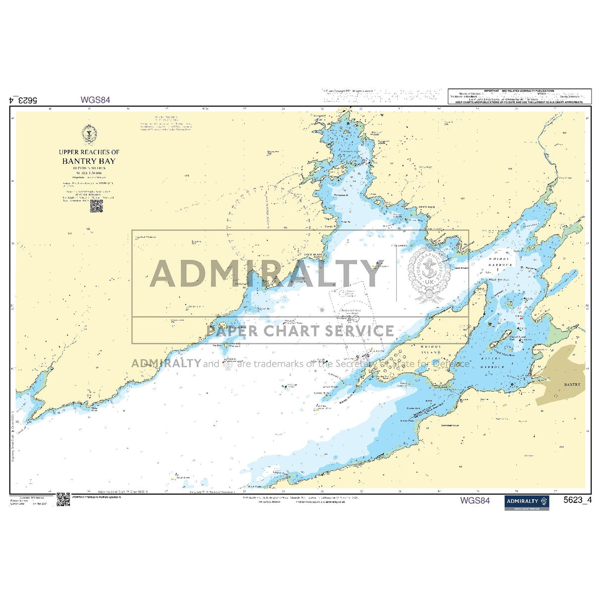 Nautical chart 5623_4 Upper Reaches of Bantry Bay