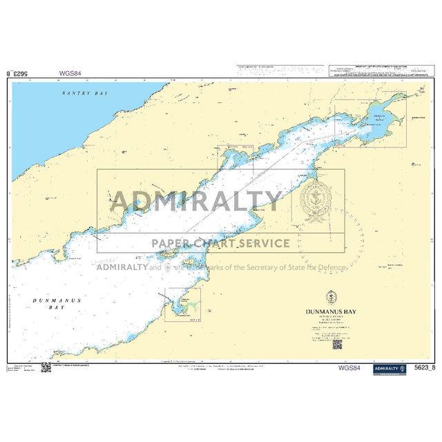 Nautical chart 5623_8 Dunmanus Bay on the south west coast of Ireland