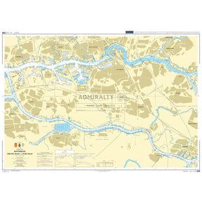 Thumbnail of Admiralty Chart 208: Rotterdam Nieuwe Maas and Oude Maas