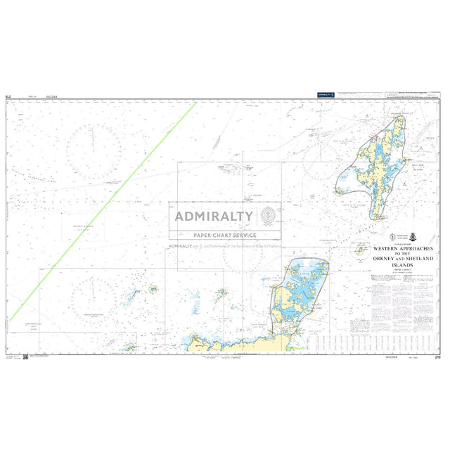 Thumbnail of Admiralty Chart 219: Western Approaches to the Orkney and Shetland Islands