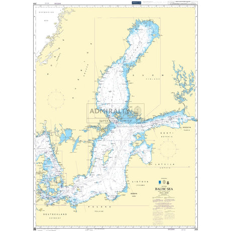 Thumbnail of Admiralty Chart 259: Baltic Sea