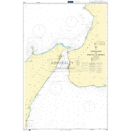 Thumbnail of Admiralty Chart 1018: Approaches to Stretto di Messina