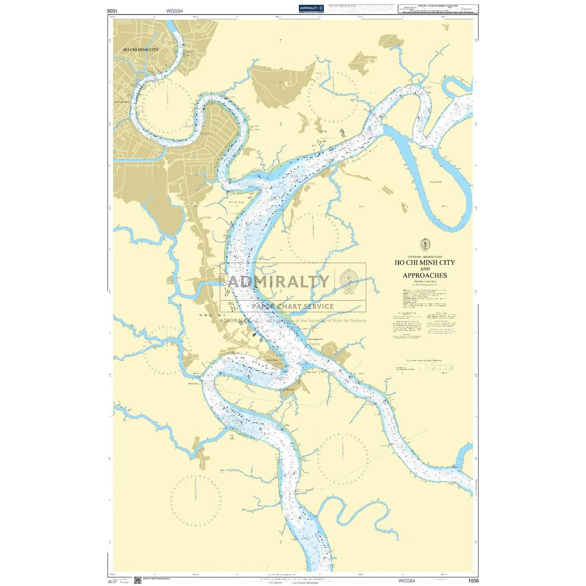 Thumbnail of Admiralty Chart 1036: Ho Chi Minh City and Approaches